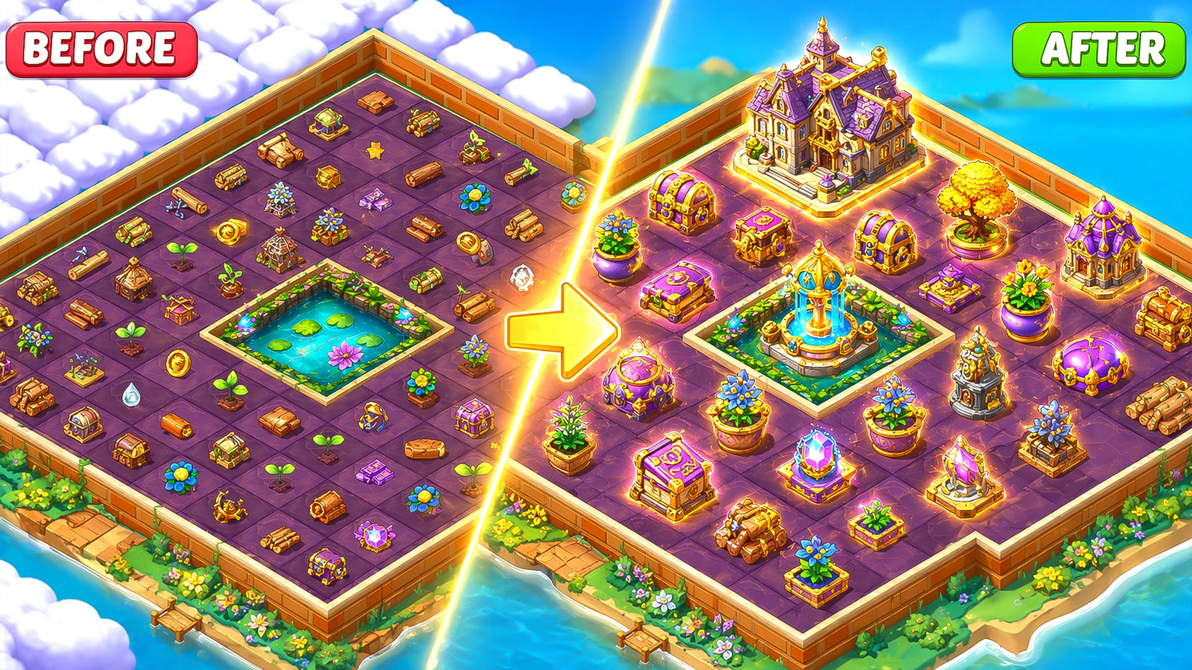 Merge 3 Puzzle : Match 3 Games screenshot